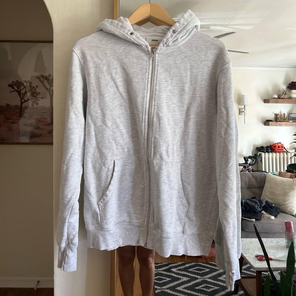 Joah Brown oversized zip hoodie (discontinued color)